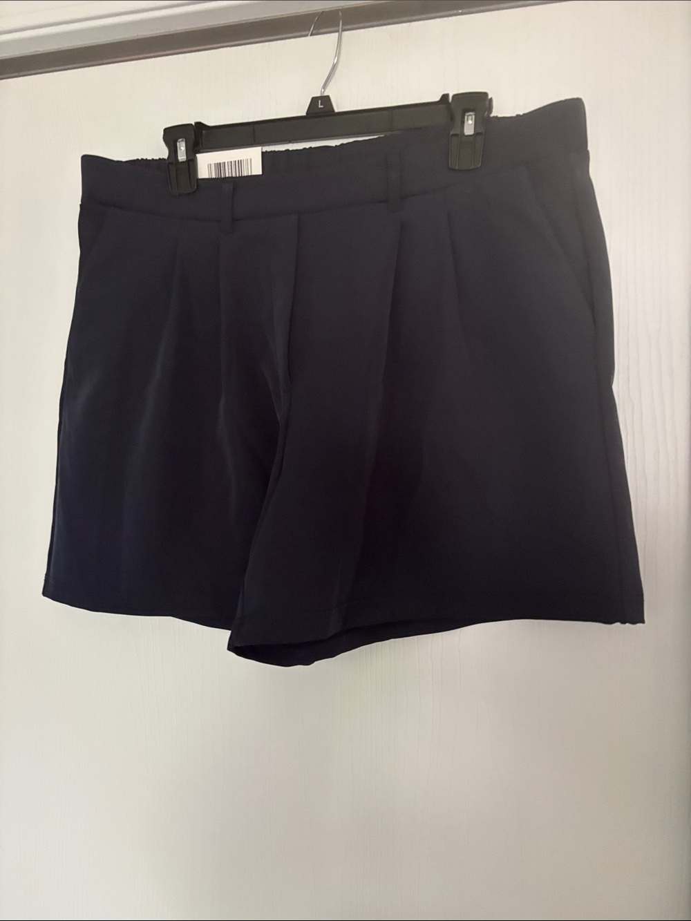 #27 32 Cool - Women's Navy Pleated Dress Shorts